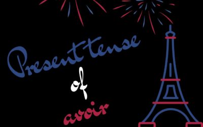 Present tense of the French verb avoir – to have