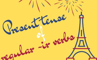 Present tense of regular -ir verbs – French 2nd group verbs