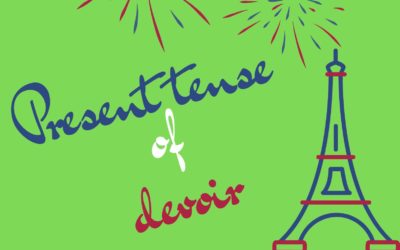 Present tense of the French verb devoir